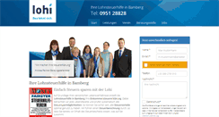 Desktop Screenshot of lohnsteuerhilfe-bamberg.net